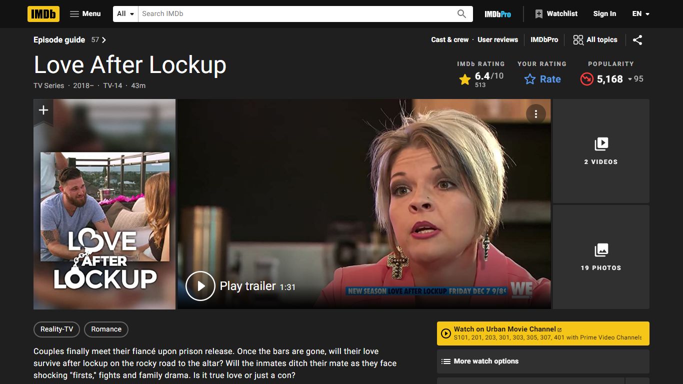 Love After Lockup (TV Series 2018– ) - IMDb